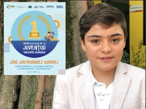 Alumno del Colegio Hikma gana Premio Estatal de la Juventud 2018